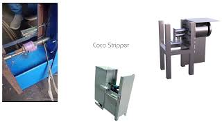 coco stripper #newtechnologyideas  #rubber #coconut