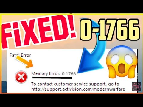 Memory error 0-1766 | warzone memory error | memory error 0-1766 warzon | call of duty