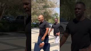 THE MIKE TYSON WALK IS LEGENDARY | BOXING LEGEND ARRIVES AT JAKE PAUL vs TOMMY FURY WEIGH IN