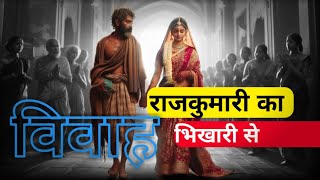 राजकुमारी का विवाह भिखारी से।Rajkumari ne bhikhari se shadi kiya। भिखारी और राजकुमारी कहानी #story