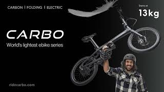 CARBO, The lightweight Folding Electric Bike