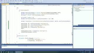 Murach C# Exercise 8-2 Use a rectangular array