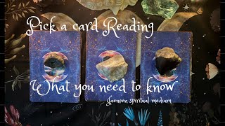 🔮Pick a card Reading🔮 What you need to know