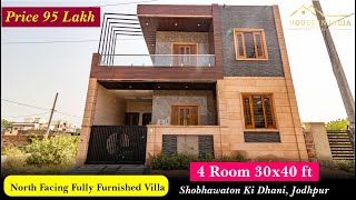 4 Room 30x40 Fully Furnished Duplex Villa for Sale - Property In Jodhpur - Luxurious House