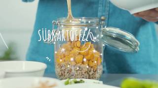 dmBio Rezeptidee: Süßkartoffel Quinoa Salat