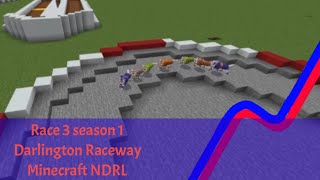 Minecraft National Dog Racing League (NDRL) Race 3 Season 1 Darlington Raceway