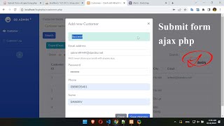 Submit form với ajax trong php | dandev