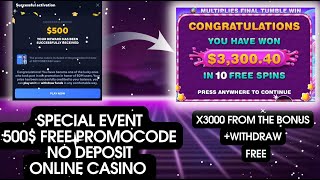 Unlock Your $500 Casino Bonus Now – No Deposit + X3000 Free Spins!