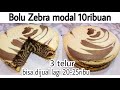 Bolu zebra 3 telur modal 10ribuan  #channelbundaboycis