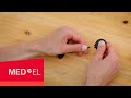 SONNET Hands-On: Attaching the Coil Cable—MED-EL