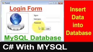 C# with MySql Tutorial || Insert data into database -Database Connectivity
