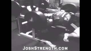 Mike Otero, 455 x 6 Reps, Close Grip Bench