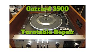 Sony HP485 With Garrard 3500 Turntable, No Auto Function And Dead Channel