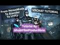 How to export NexusMods into Blender & Unity for VRChat