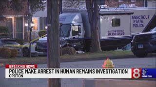 Groton man charged with murder after human remains were found