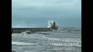 Storm Darragh | Tynemouth to Seahouses | North Tyneside & Northumberland Coast