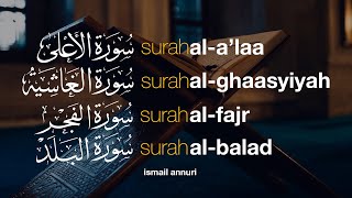 Surah Al-A'laa, Al-Ghaasyiyah, Al-Fajr, Al-Balad I Ismail Ali Nuri إسماعيل النوري | Tadabbur Daily