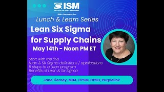 Lean Six Sigma for Supply Chains