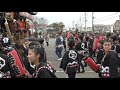 八街神社大祭 二日目　三区入場 no.2「豪快・八街廻しで入場」