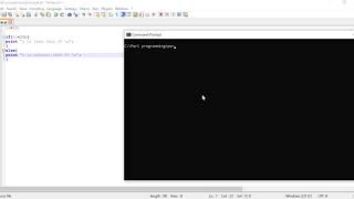 Perl- if .. else statement Example