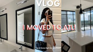 I MOVED TO ATL ALONE! *EMOTIONAL* LUXURY APARTMENT TOUR