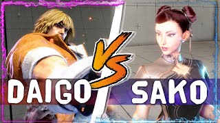 SF6 ✌️ Daigo (Ken) vs Sako (Chun-Li) ✌️ - Street fighter 6 | スト６ | 快打旋風6 | 快打6 | 街霸6