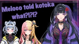 Meloco wanted kotoka to do what!?!??! + Zaion simping | 【Nijisanji En | Kotaka \u0026 Meloco】