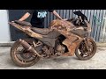 Super Old Broken Motorbike Worth 50thousand Uploaded To KAWASAKI As A Gift To My