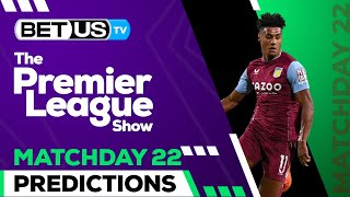 Premier League Picks Matchday 22 | Premier League Odds, Soccer Predictions & Free Tips