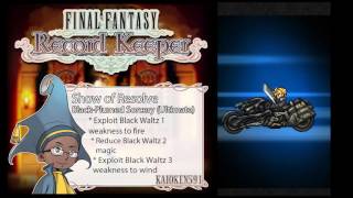 Final Fantasy Record Keeper ¦FFRK¦ Event: Show of Resolve - Black Plumed Sorcery (Ultimate)