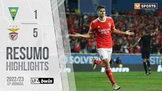 Highlights | Resumo: Estoril Praia 1-5 Benfica (Liga 22/23 #12)
