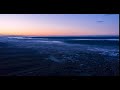 hyperlapse over a valley during sunrise with clouds gard department