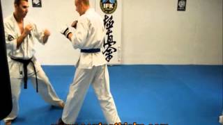 Karate Kyokushin Sparring at Contact Kicks Dojo