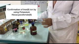 Confirmatory Test for Cations