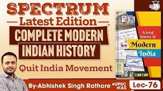 Complete Modern Indian History | Spectrum Book | Quit India Movement | UPSC | StudyIQ IAS