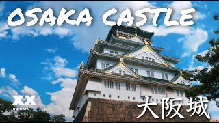 TimeLapse  of OSAKA CASTLE, JAPAN, 大阪城 タイムラプス