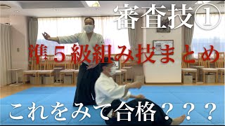 【まとめ動画】　心身統一合氣道　審査技をやってみた。①（準５級組み技まとめ）#合気道 #合氣道 #武道 #埼玉 #習い事 #NHK #あさイチ