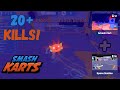 INSANE 20+ Kill Games In SMASH KARTS!!!