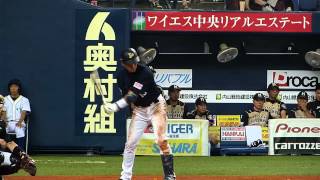 120729　オリックス vs 日本ハム 4回裏　大引選手　ライト犠牲フライ