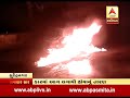 surendranagar a fire in the car in joravarnagar