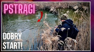 Pstrągi! - Moje Otwarcie Sezonu. Już nie mogłem się doczekać! Luty 2025 #fishing #wędkarstwo #trout