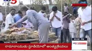 Ramanaidu Cremation at Ramanaidu Studio : TV5 News