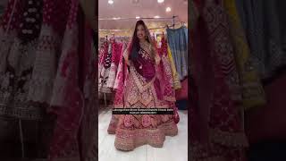 Rajwada Bridal Lehenga Choli😍Shopping in Chandni Chowk#shorts #ashortaday #lehenga #lehengacholi