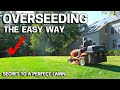 How to OVERSEED Your Lawn in FALL - Easy Way