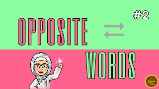 Opposite Words in Malay - Memorize vocabs EASILY!!  - PART 2 -  #learnmalay #malaylanguage