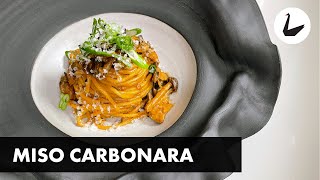 how to make miso carbonara