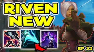 NEW RIVEN BUILD! (EVERYBODY SHOULD TRY THIS) - S11 RIVEN TOP GAMEPLAY! (Season 11 Riven Guide) #32