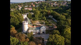 Zamek w Przemyślu z lotu ptaka