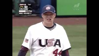 WBC2006 第2ラウンド 日本vsアメリカ イチロー 第1号ホームラン