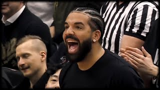 Drake Laughing at Joel Embiid after the Turnover - Raptors vs 76ers | Game 3 - 2